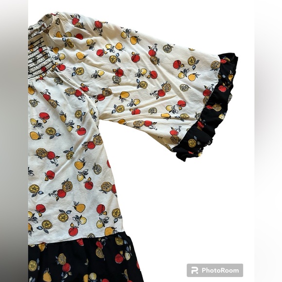 Democracy two tone swing top with fruit print - Picture 3 of 10